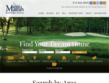 Tablet Screenshot of marshamarsh.com